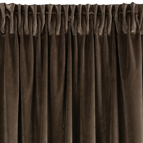 ZASŁONA GOTOWA VILLA NA TAŚMIE 140 X 270 CM BRĄZOWY