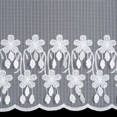 FIRANA GOTOWA SADIE 300 X 150 CM BIAŁY