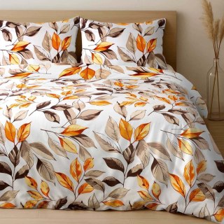 Pościel satyna bawełniana LEAVES/200x220 EXCLUSIVE