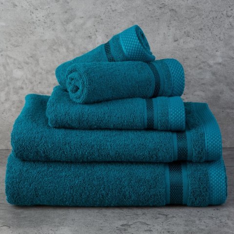 RĘCZNIK ABBIE (01) 50 X 90 CM TURKUSOWY