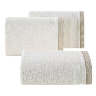 RĘCZNIK ABBIE (02) 50 X 90 CM KREMOWY