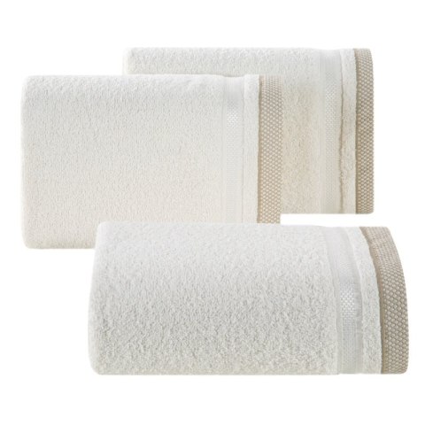 RĘCZNIK ABBIE (02) 50 X 90 CM KREMOWY