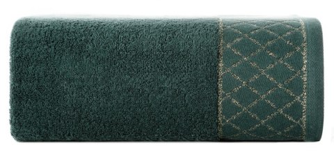 RĘCZNIK LAYLA (07) 50 X 90 CM CIEMNOZIELONY