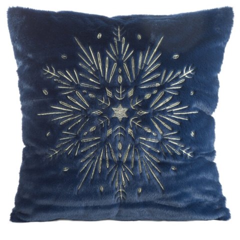 POSZEWKA ŚWIATECZNA 119C 45 X 45 CM GRANATOWY