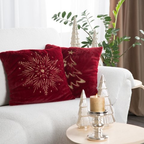 POSZEWKA ŚWIATECZNA 119C 45 X 45 CM GRANATOWY