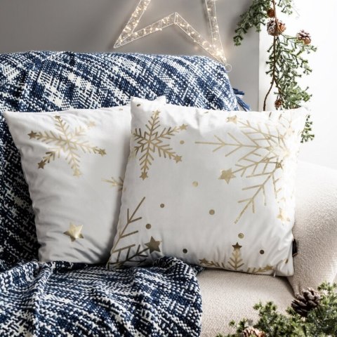 POSZEWKA ŚWIĄTECZNY 238 45 X 45 CM BIAŁY