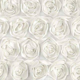 ZASŁONA GOTOWA ROSES 13 NA TAŚMIE 140 X 270 CM KREMOWY