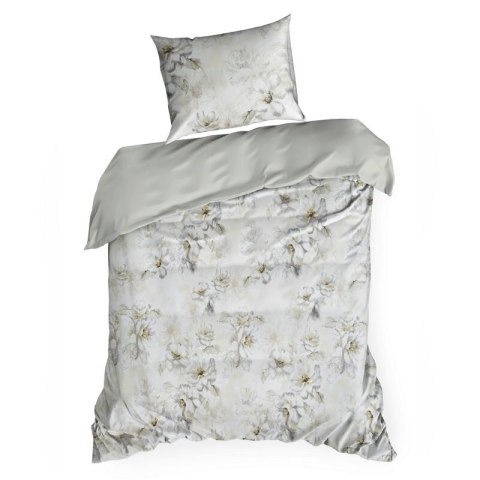 KOMPLET POŚCIELI SATYNOWEJ SPRING 73 140 X 200 CM JASNOBEŻOWY
