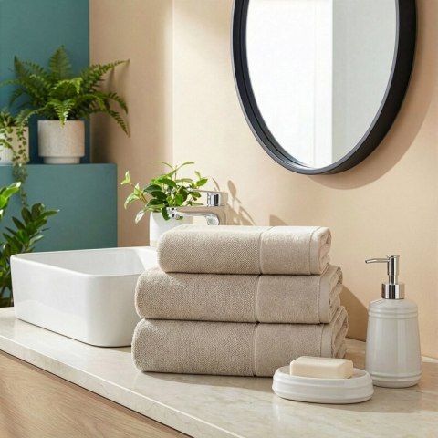 RĘCZNIK FERO (03) 50 X 30 CM BEŻOWY