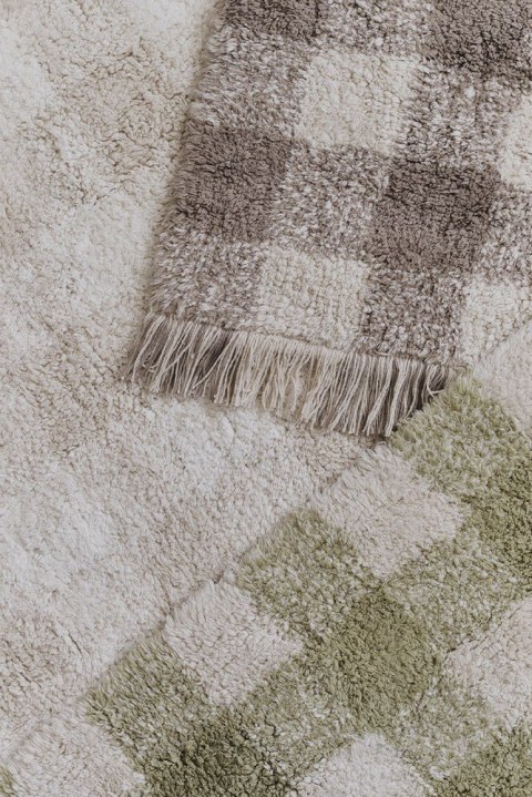 Dywan Bawełniany Vichy Ivory 150 × 180 cm, Swan Lake, Lorena Canals