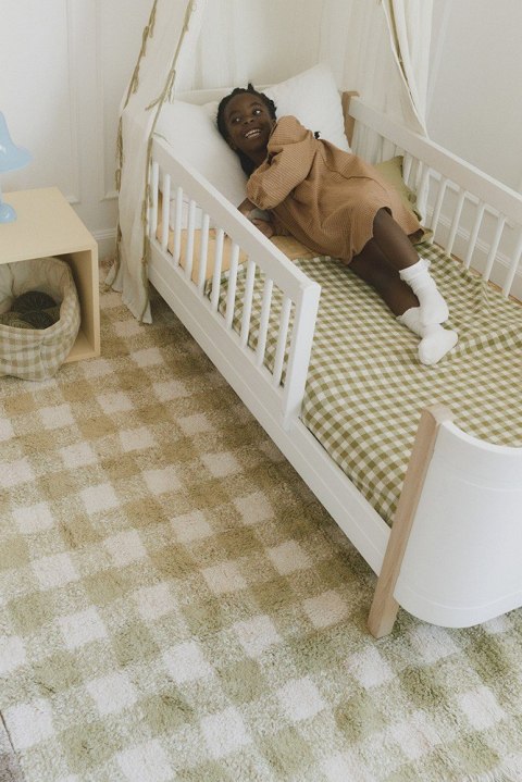 Dywan Bawełniany Vichy Matcha 150 × 180 cm, Swan Lake, Lorena Canals