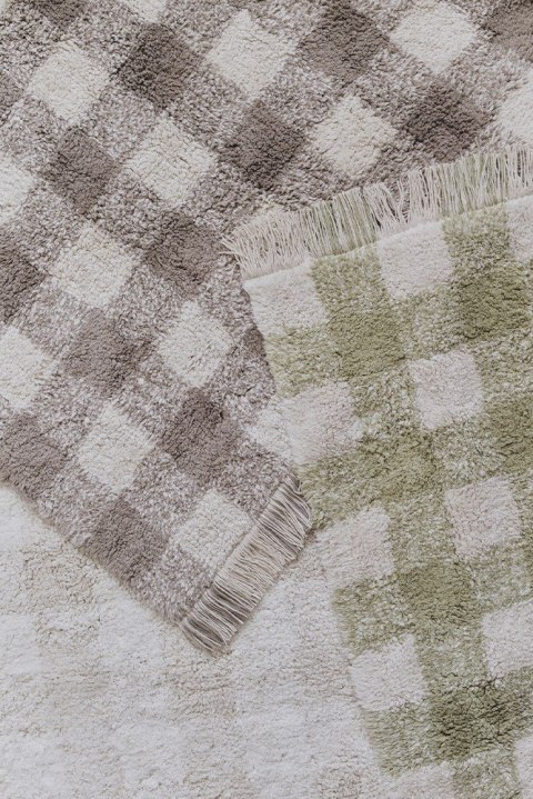 Dywan Bawełniany Vichy Matcha 90 × 120 cm, Swan Lake, Lorena Canals