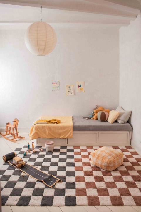 Dywan bawełniany Kitchen Tiles Toffee 90x130 cm Lorena Canals