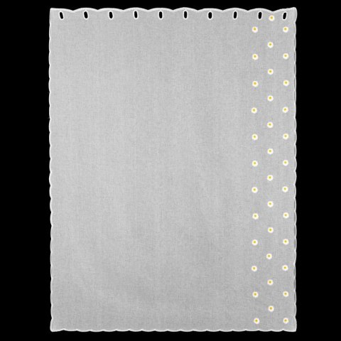 FIRANA GOTOWA BELLIS NA TAŚMIE 140 X 180 CM BIAŁY