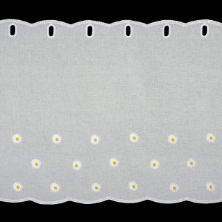 FIRANA GOTOWA BELLIS NA TAŚMIE 150 X 70 CM BIAŁY