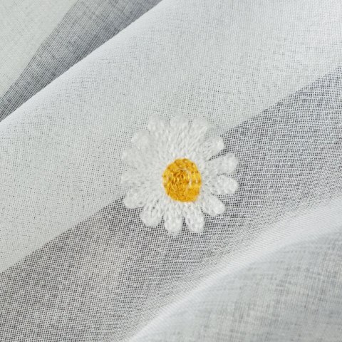 FIRANA GOTOWA BELLIS NA TAŚMIE 150 X 70 CM BIAŁY