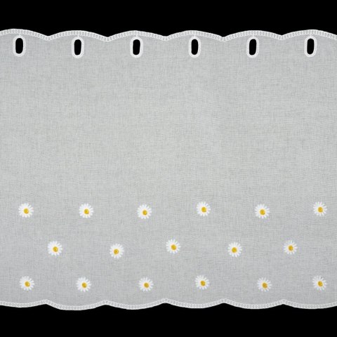 FIRANA GOTOWA BELLIS NA TAŚMIE 150 X 70 CM BIAŁY