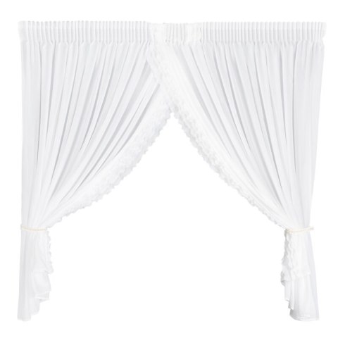 FIRANA GOTOWA LUISA 1 NA TAŚMIE 400 X 160 CM BIAŁY