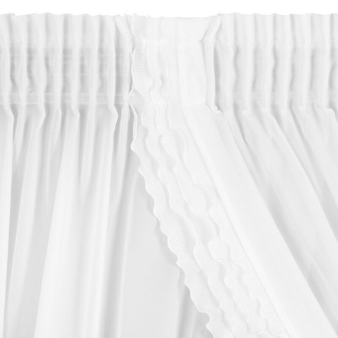 FIRANA GOTOWA LUISA 1 NA TAŚMIE 400 X 160 CM BIAŁY