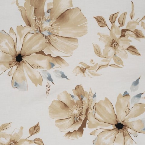 KOMPLET POŚCIELI SATYNOWEJ SPRING 90 140 X 200 CM BEŻOWY