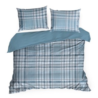 KOMPLET POŚCIELI SATYNOWEJ SPRING 95 140 X 200 CM NIEBIESKI