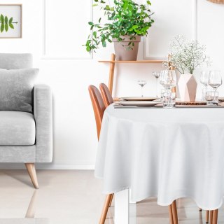 OBRUS KATE O 150 CM BIAŁY