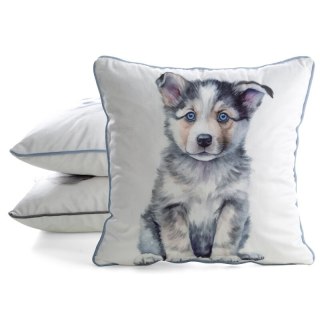 POSZEWKA ANIMAL 83 45 X 45 CM BIAŁY