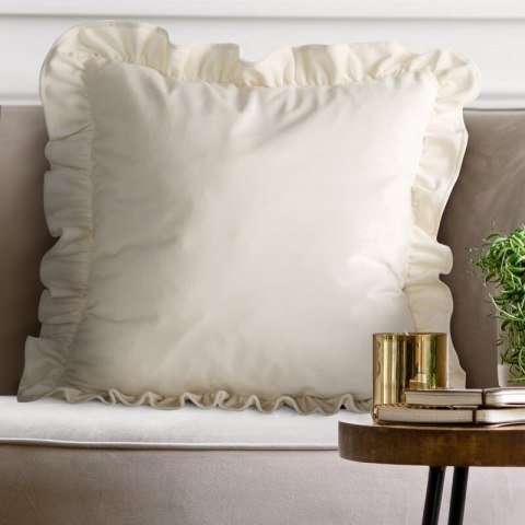 POSZEWKA BRENDA1 45 X 45 CM KREMOWY