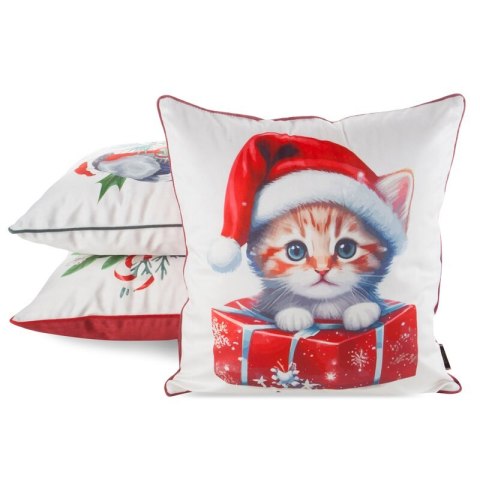 POSZEWKA ŚWIĄTECZNY 175 45 X 45 CM BIAŁY