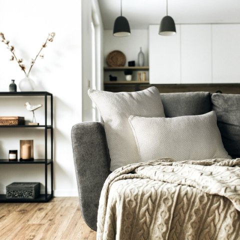 POSZEWKA SZENIL 6 50 X 30 CM KREMOWY