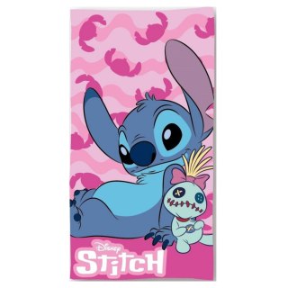 Ręcznik bawełniany 70x140 Lilo i Stitch róż