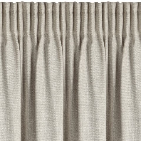 ZASŁONA GOTOWA LEYA NA TAŚMIE 140 X 270 CM CIEMNOBEŻOWY