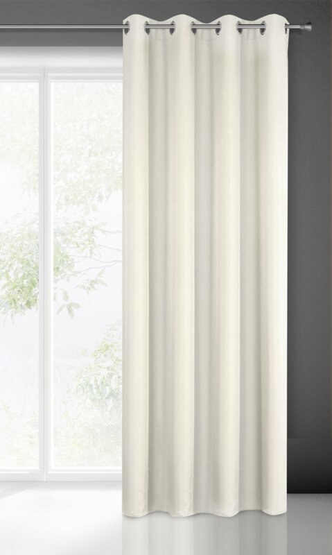 ZASŁONA GOTOWA RITA 140 X 250 CM KREMOWY