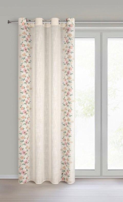 ZASŁONA GOTOWA VANESA 140 X 250 CM NATURALNY