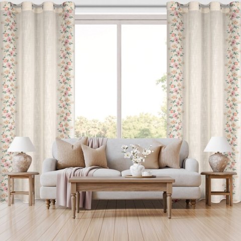 ZASŁONA GOTOWA VANESA 140 X 250 CM NATURALNY