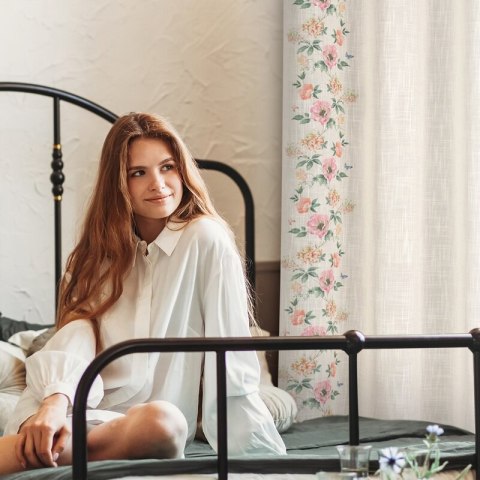 ZASŁONA GOTOWA VANESA 140 X 250 CM NATURALNY