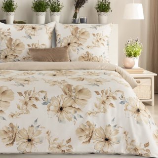 KOMPLET POŚCIELI SATYNOWEJ SPRING 90 220 X 200 CM BEŻOWY