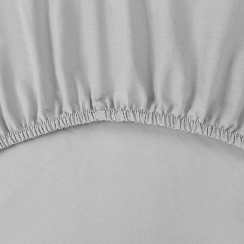 PRZEŚCIERADŁO Z GUMKĄ BASIC 100 X 200 X 30 CM SREBRNY