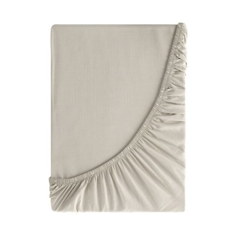 PRZEŚCIERADŁO Z GUMKĄ BASIC 160 X 200 X 30 CM BEŻOWY