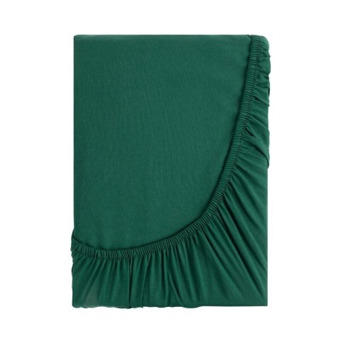 PRZEŚCIERADŁO Z GUMKĄ BASIC 160 X 200 X 30 CM BUTELKOWY ZIELONY