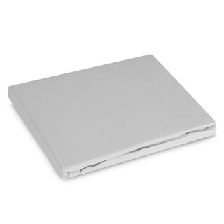 PRZEŚCIERADŁO Z GUMKĄ BASIC 160 X 200 X 30 CM SREBRNY