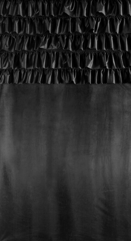 ZASŁONA GOTOWA AURA 140 X 250 CM CZARNY