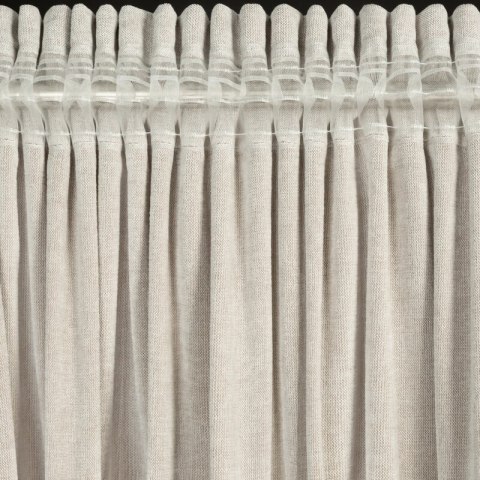 ZASŁONA GOTOWA NILO NA TAŚMIE 140 X 270 CM BEŻOWY