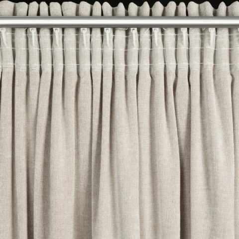 ZASŁONA GOTOWA NILO NA TAŚMIE 140 X 270 CM BEŻOWY