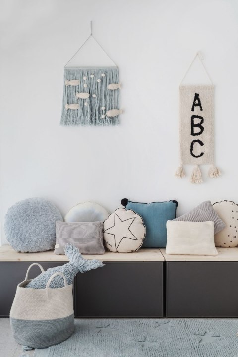 Lorena Canals Poduszka Baby Fish Aqua Blue Lorena Canals Poduszka Baby Fish Aqua Blue