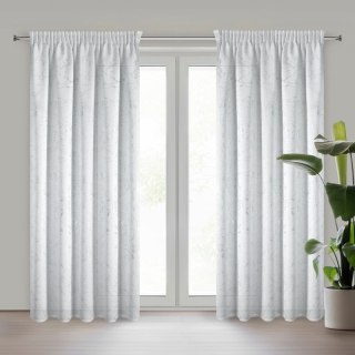 ZASŁONA GOTOWA MARLENE NA TAŚMIE 140 X 270 CM BIAŁY