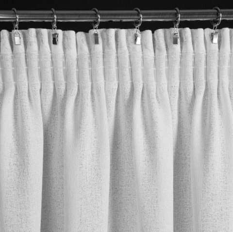 ZASŁONA GOTOWA MARLENE NA TAŚMIE 140 X 270 CM BIAŁY