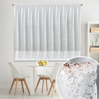 FIRANA GOTOWA ARTEMIDA NA TAŚMIE 350 X 155 CM BIAŁY