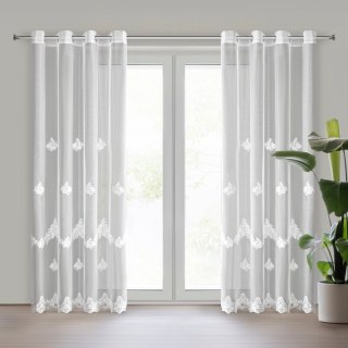 FIRANA GOTOWA ISARI 140 X 250 CM BIAŁY