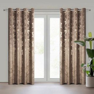 ZASŁONA GOTOWA RAJA 140 X 250 CM BRĄZOWY